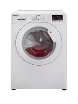 Hoover Link One Touch Hla1492D3 9Kg Load, 1400 Spin Washing Machine - White